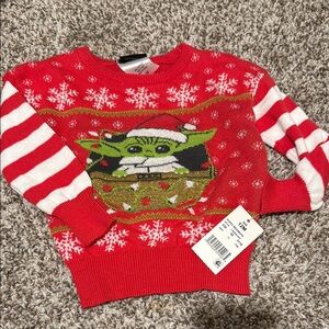 Size 12m Star Wars Ugly Christmas sweater